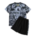 2024 Brazil Christ the Redeemer Special Kids Kit Football Jersey - Immagine 2