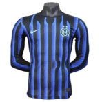 Inter Mailand Heimtrikot – Fußballtrikot mit langen Ärmeln, Spielerausführung 25-26