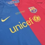 2008/09 Barcelona UCL-Finale Retro-Heimtrikot mit langen Ärmeln - Immagine 3