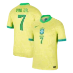 Brazil Home Jersey RODRYGO #10 VINI JR. #7 Copa America 2024 - Image 2