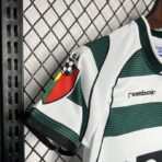 Sporting 01-03 Lissabon Heimtrikot im Retro-Stil für Kinder – Jugendbekleidung – Fußballtrikot - Immagine 6