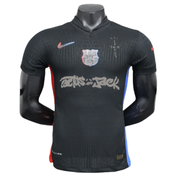 Barcelona x Travis Scott Auswärtstrikot Fußballtrikot 24-25