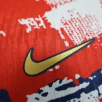 24/225 PSG Away Player version white red yellow blue Soccer Jersey - Immagine 5