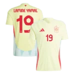 Spanien Auswärtstrikot RODRIGO #16 LAMINE YAMAL #19 MORATA #7 EM 2024