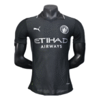 Manchester City – Schwarzes Auswärts-Fußballtrikot 2025/2026 – Spielerausführung
