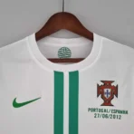 2012 Portugal Retro Jersey Away Long Sleeve – Bild 5