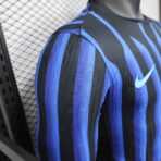 Inter Mailand Heimtrikot – Fußballtrikot mit langen Ärmeln, Spielerausführung 25-26 - Image 6