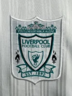 Retro Liverpool Away Football Jersey Long Sleeve 1995/1996 - Image 4
