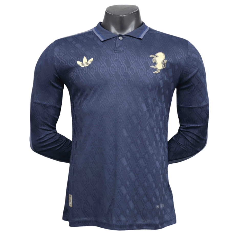 efa3cf5520 24-25 Juventus Away Soccer Jersey Player Version Long Sleeve - Imagen 1