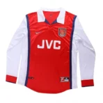 98-99 Arsenal Retro-Trikot mit langen Ärmeln
