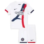 24-25-26 PSG Saint-Germain Auswärts-Fußball-Set für Kinder: Trikot + Shorts