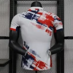 24/225 PSG Away Player version white red yellow blue Soccer Jersey - Immagine 4