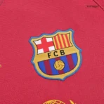 2008/09 Barcelona UCL-Finale Retro-Heimtrikot mit langen Ärmeln - Immagine 4