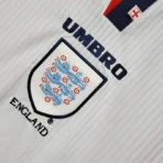 1998 England World Cup Home Retro Jersey Long Sleeve #7 BACKHAM #20 OWEN - Imagen 4