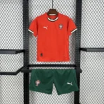 Kids Portugal Home Kits (Jersey+Shorts) 2025 - Imagen 2