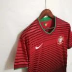 2014 Portugal Retro Jersey Home World Cup - Image 3