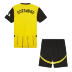 24-25 Borussia Dortmund Home Kids Kit Jersey+Shorts - Image 2