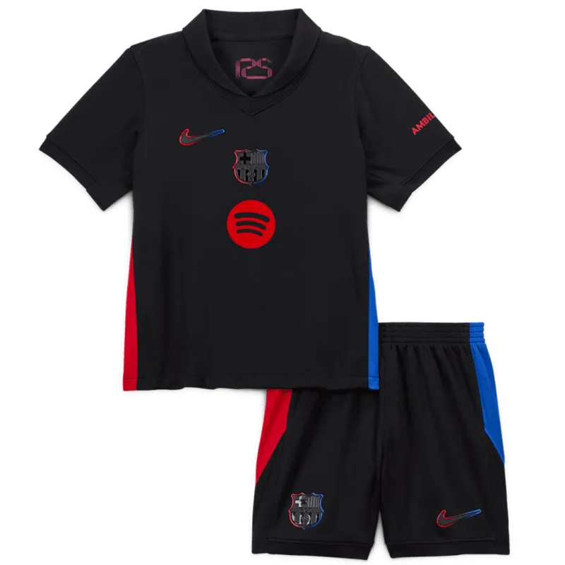 f9eaf2aff2 24-25 Barcelona Away Soccer Kids Jersey+Shorts - Immagine 1