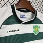 Sporting 01-03 Lissabon Heimtrikot im Retro-Stil für Kinder – Jugendbekleidung – Fußballtrikot - Immagine 4