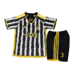2023-24  Kids Juventus Home Whole Kit(Jersey+Shorts+Socks) - Image 2