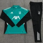 Liverpool Training Kit (sweatshirt+Pants) Green 2025-26 - Image 2