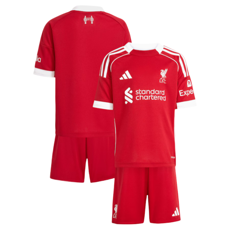 liverpool-adidas-home-minikit-2025-26ss5p-202794867pv-1u-krqy0pib6sevkbr7seh3v-hrfklperyye5f7mfwes5 2025-26 Liverpool home Kids football jersey Kits – Bild 1