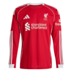 Liverpool Heim-Fußballtrikot mit langen Ärmeln 25-26, Fan-Version - Image 2