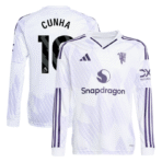 Manchester United Away Long Sleeve football jersey 25-26 -Fan edition