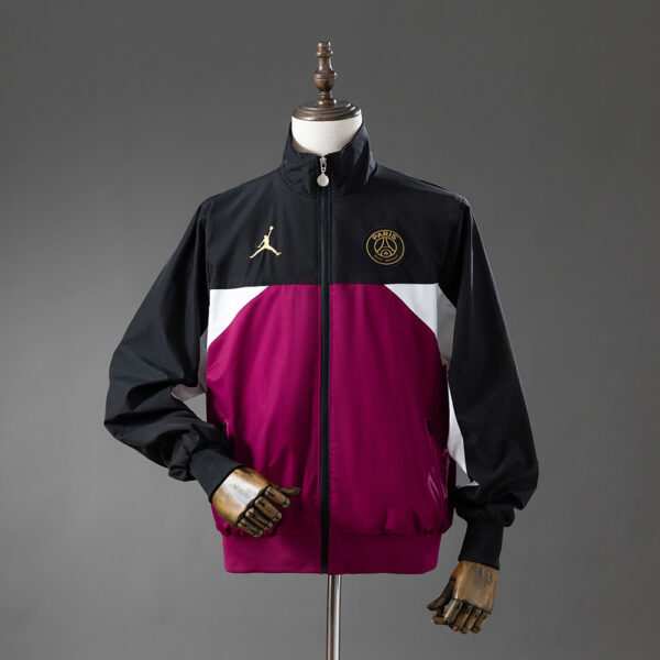 PSG Collaboration Windbreaker - Black & Psychedelic Purple S-XXL