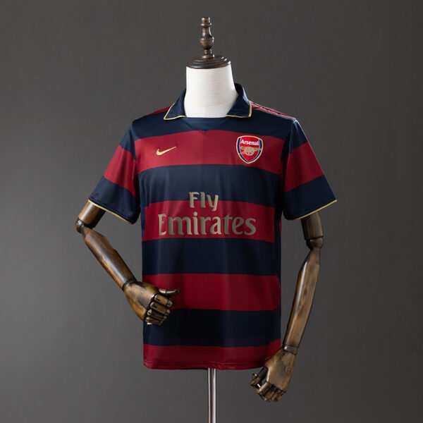 Arsenal 2007/08 Drittes Auswärtstrikot im Retro-Stil, Größen S–XXL