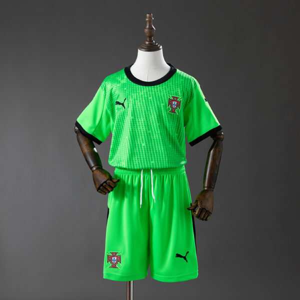 Portugal 2026 Fluorescent Green Kids Kit Jersey SIZE 16-28