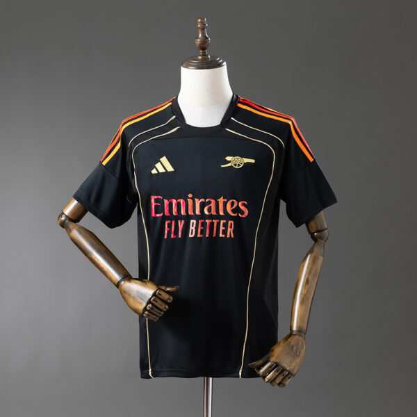 Arsenal 25/26 Retro-style collaboration - Black Jersey S-4XL