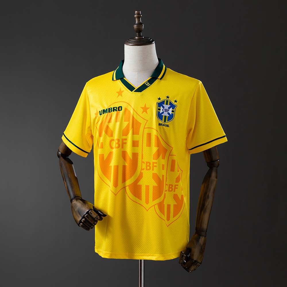 0ce2ce1d Retro 93/94 Brazil home S-XXL - Image 1