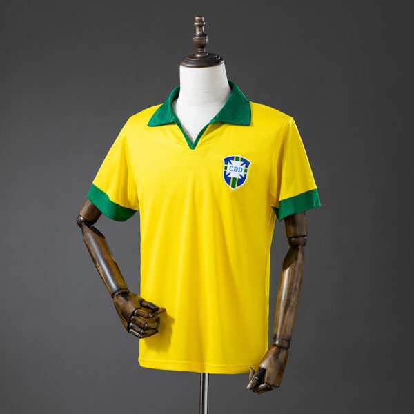 Brazil 1958 Home Retro Jersey S-XXL