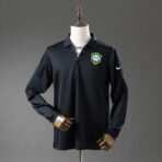 Brazil 2004 Special Edition Black Long Sleeve Retro Jersey S-XXL