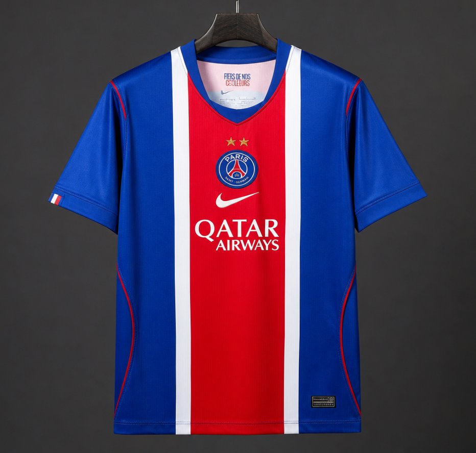 12ee10d9d6a78819cf5577da PSG Heimtrikot 26/27 mit 2 Sternen – Bild 1