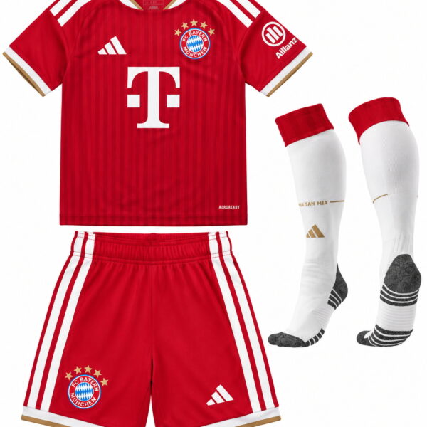 FC Bayern München Kinder Heimtrikot 2026/27 – Trikot, Shorts & Stutzen