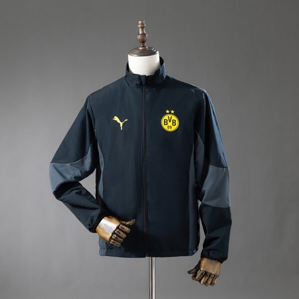 Borussia Dortmund Wendewindjacke Schwarz