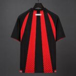 Bayer 04 Leverkusen Heimtrikot 26/27 Schwarz‑Rot vertikale Streifen – Bild 2